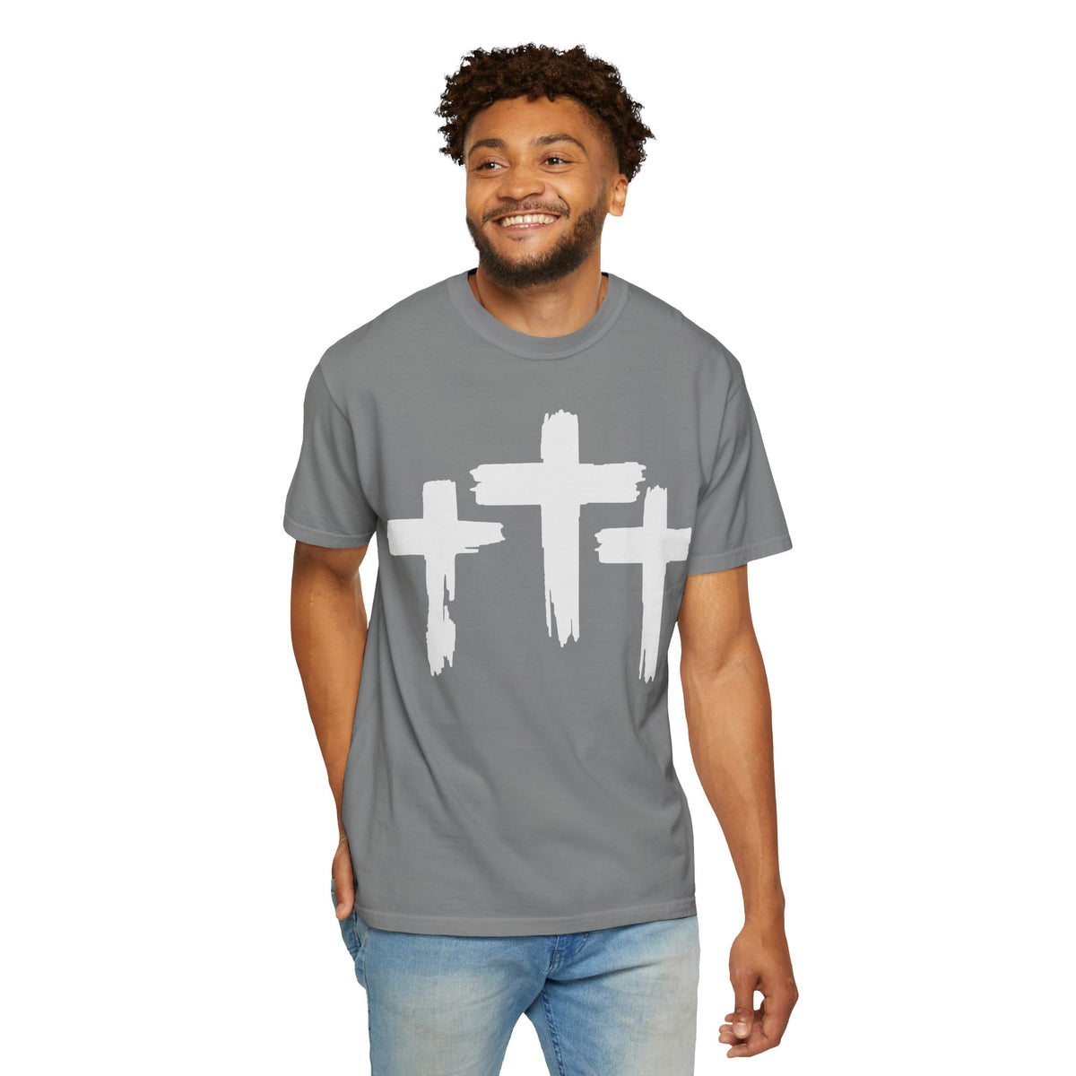Three Crosses - White