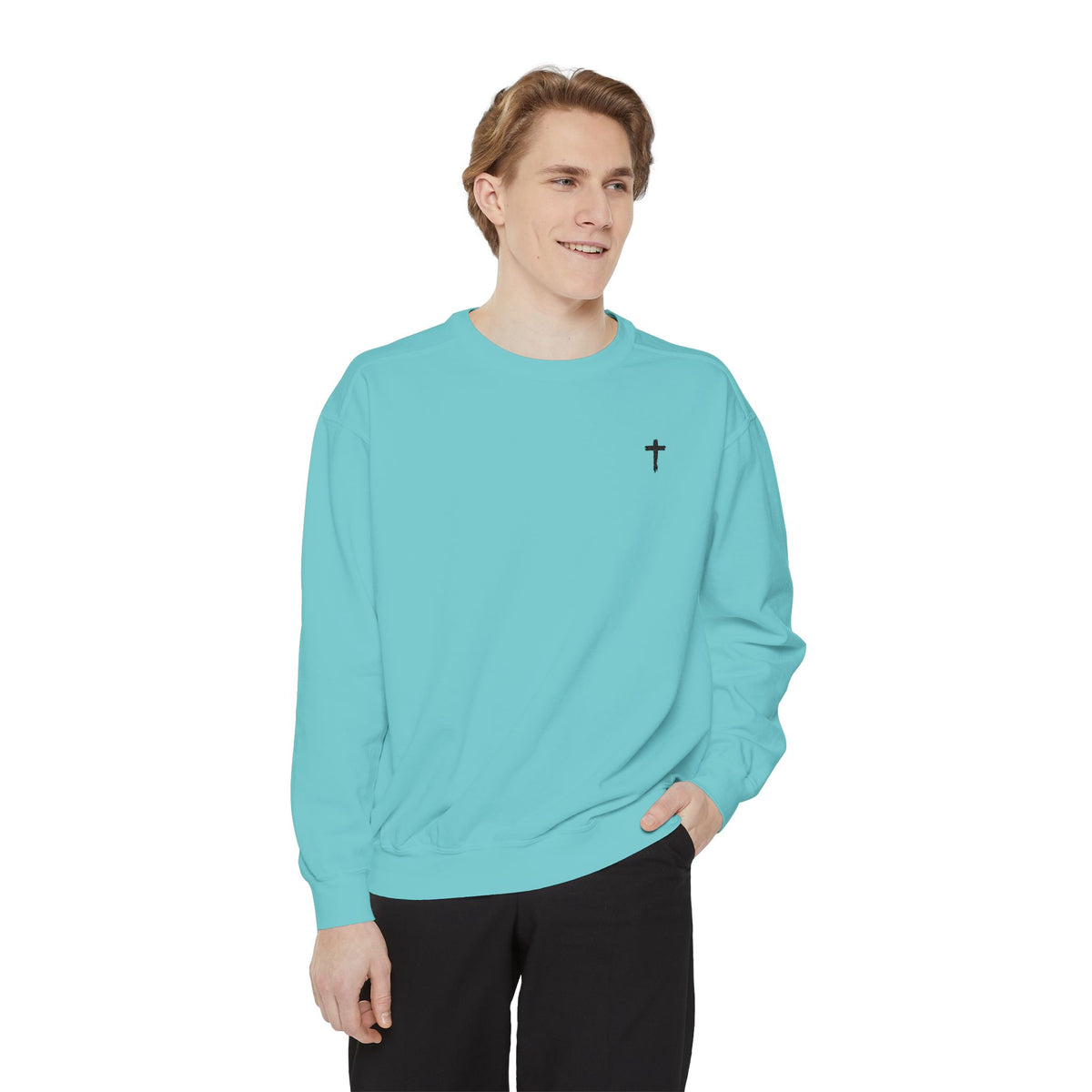 Heavy Sweatshirt - Cross (Embroidered)