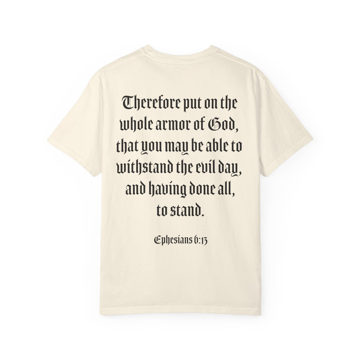 Eph. 6:13 - Armor of God - Black Script