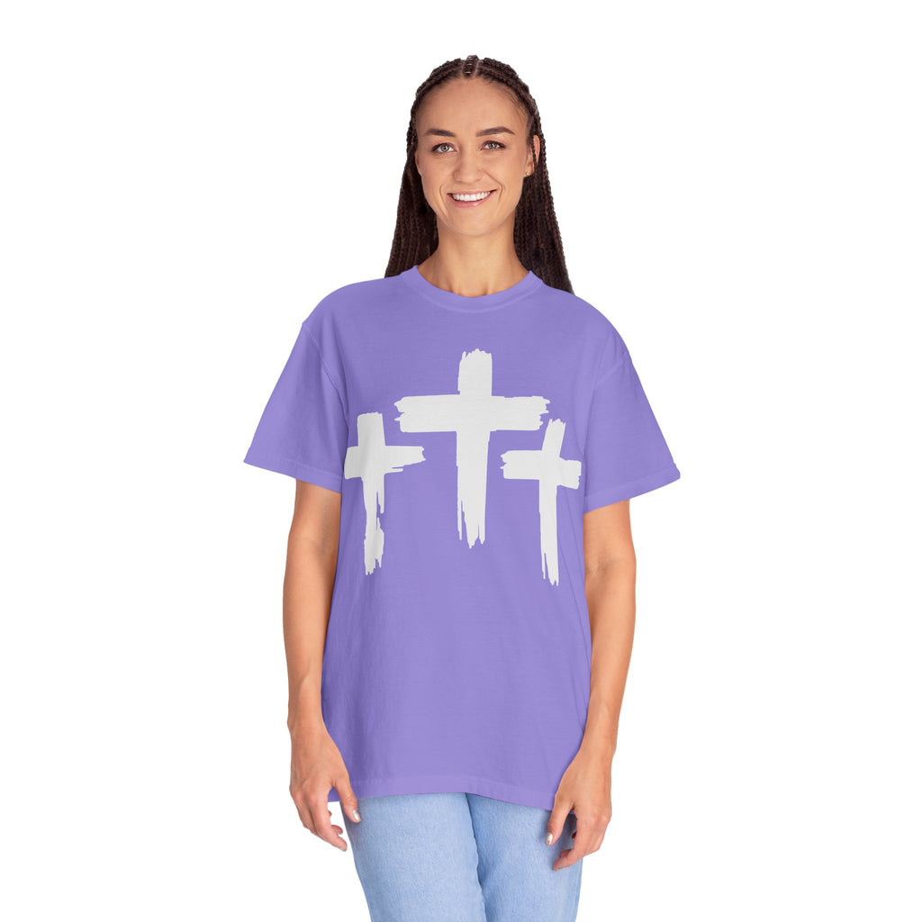 Three Crosses - White