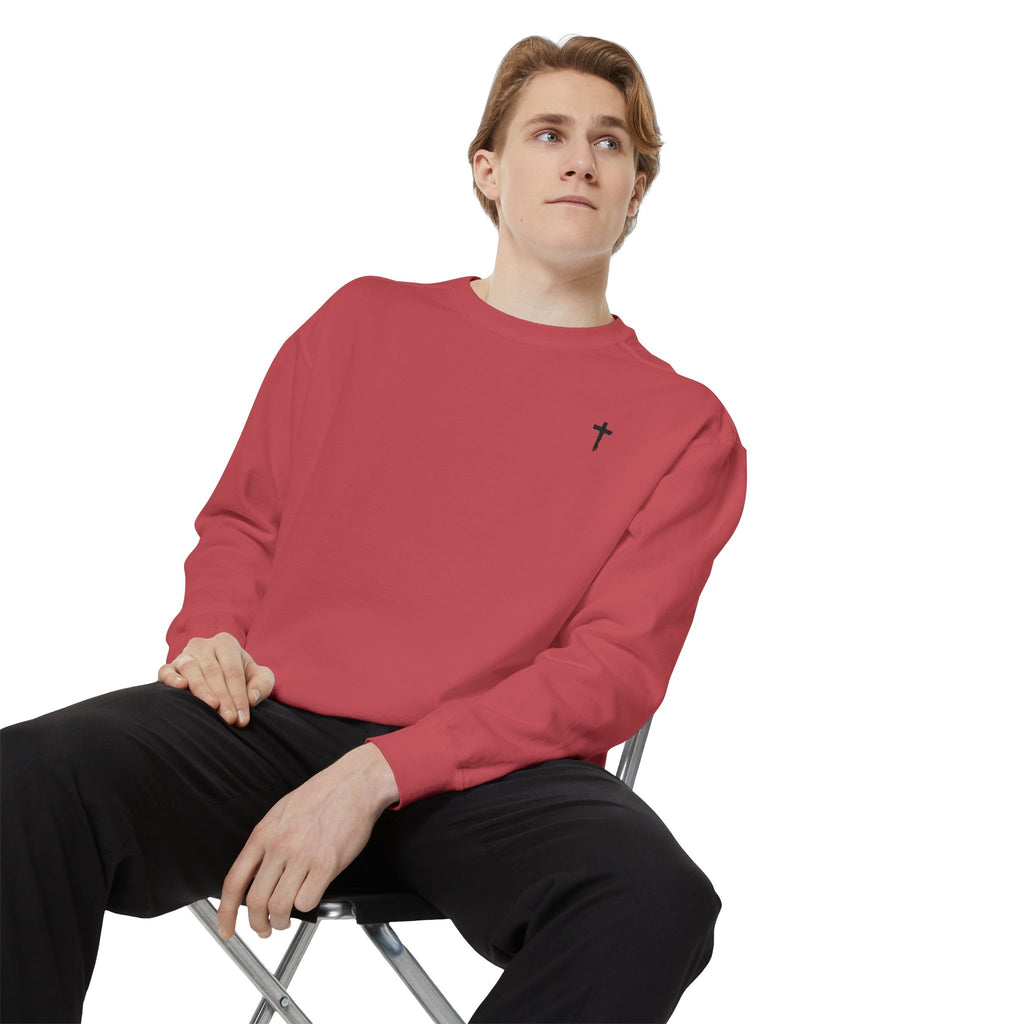 Heavy Sweatshirt - Cross (Embroidered)