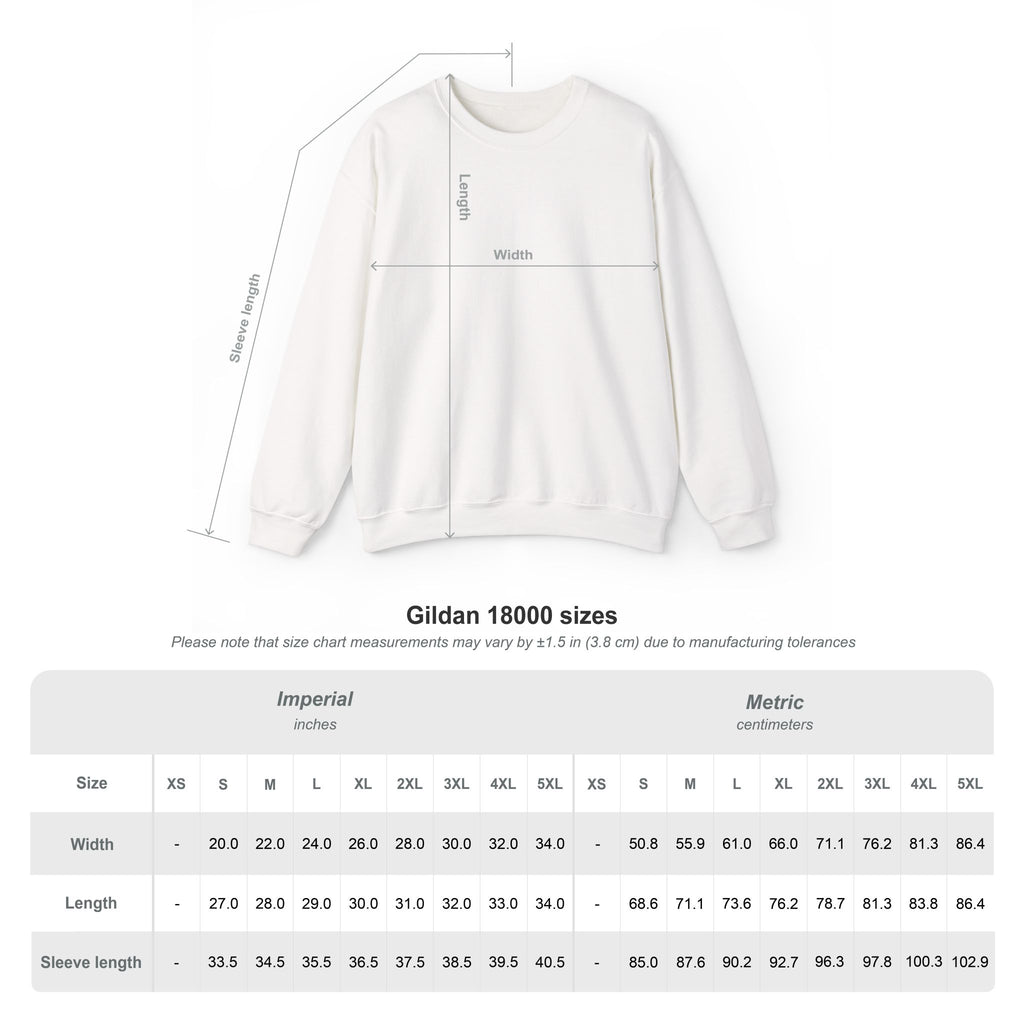 Sweatshirt - Subtle White Cross (Embroidered)