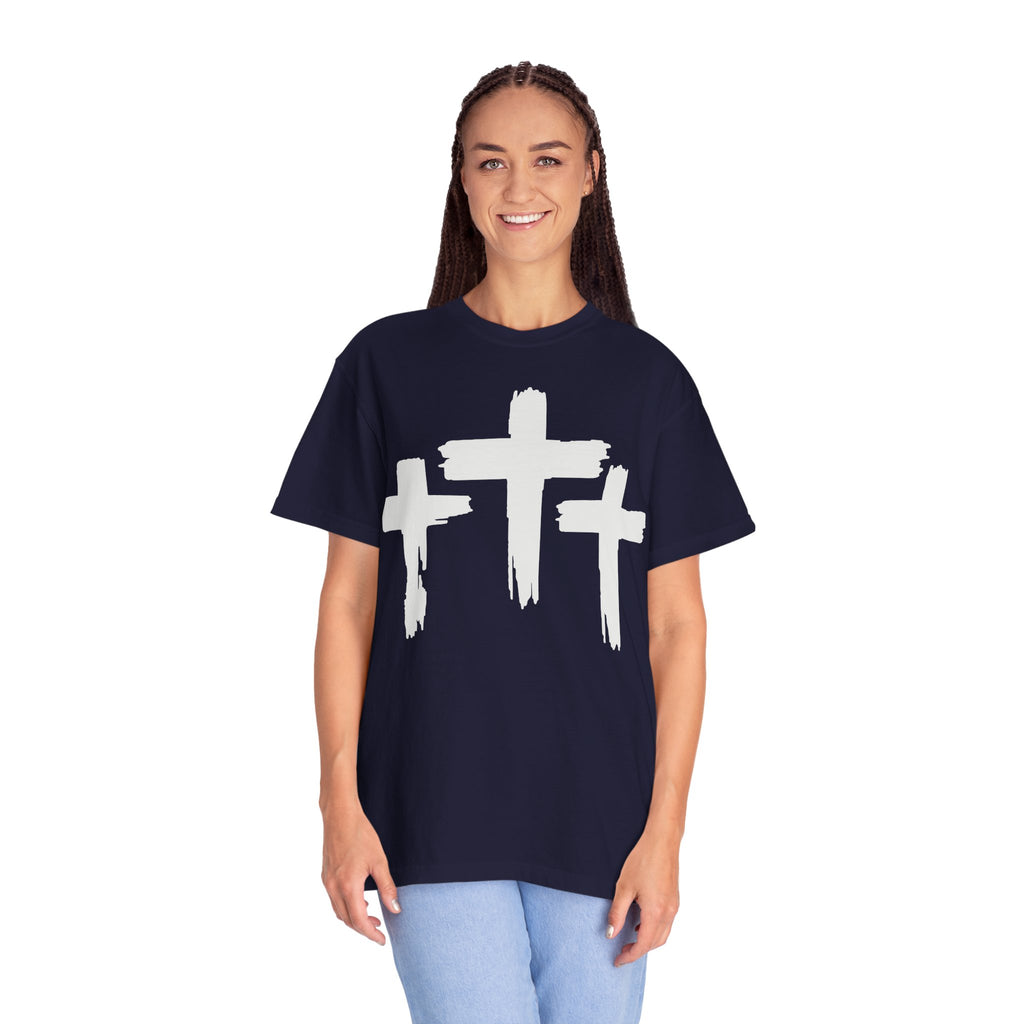 Three Crosses - White
