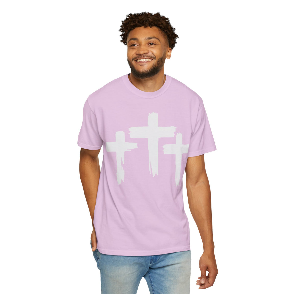 Three Crosses - White
