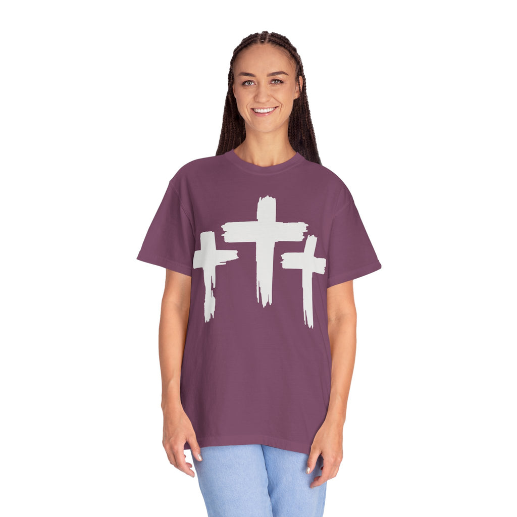 Three Crosses - White