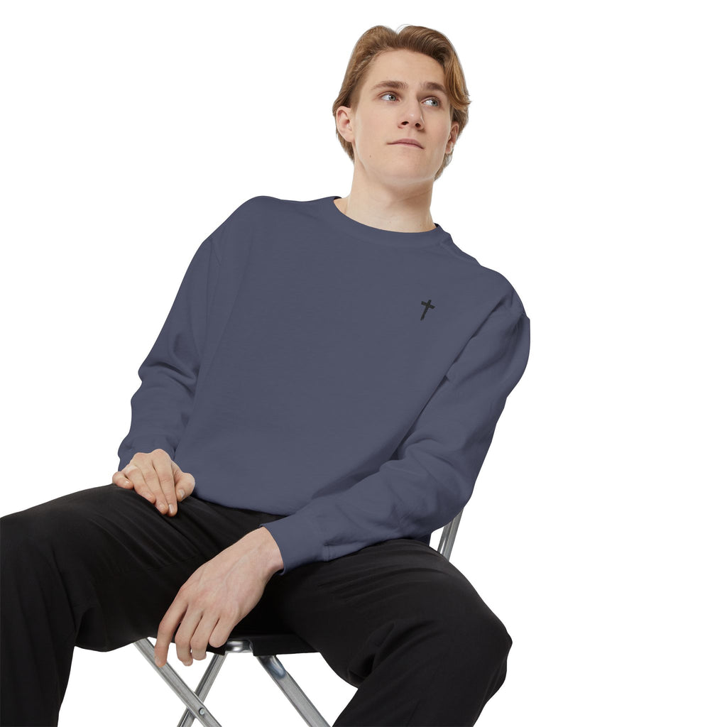 Heavy Sweatshirt - Cross (Embroidered)
