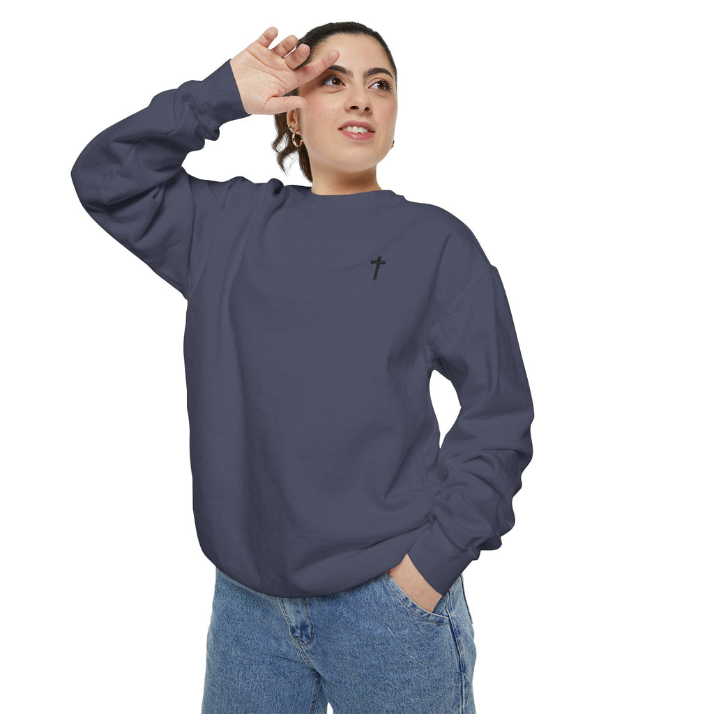 Heavy Sweatshirt - Cross (Embroidered)